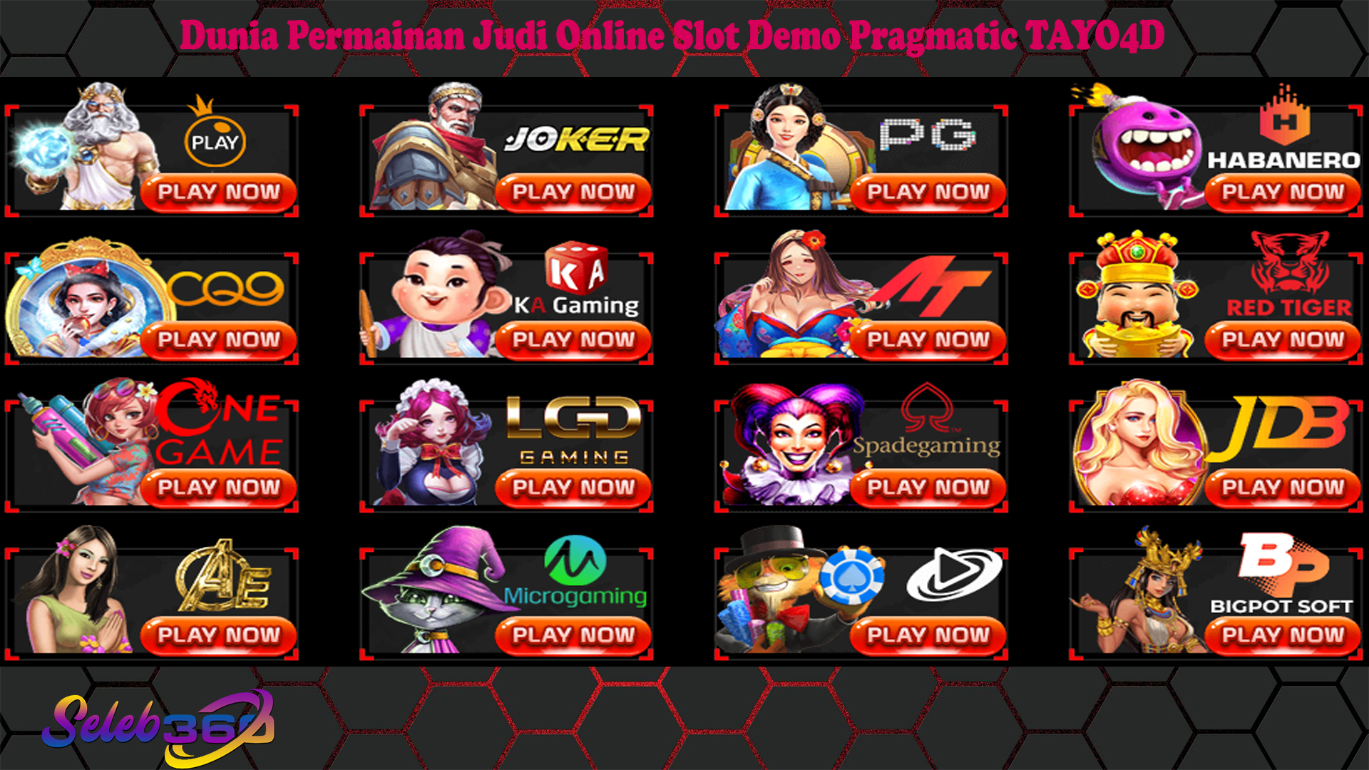 Dunia Permainan Judi Online Slot Demo Pragmatic TAYO4D
